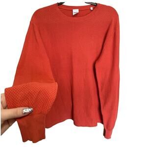 Aspesi Waffle Knitwear Sweatshirt Sweater Pullover Sweater Pink Size Large